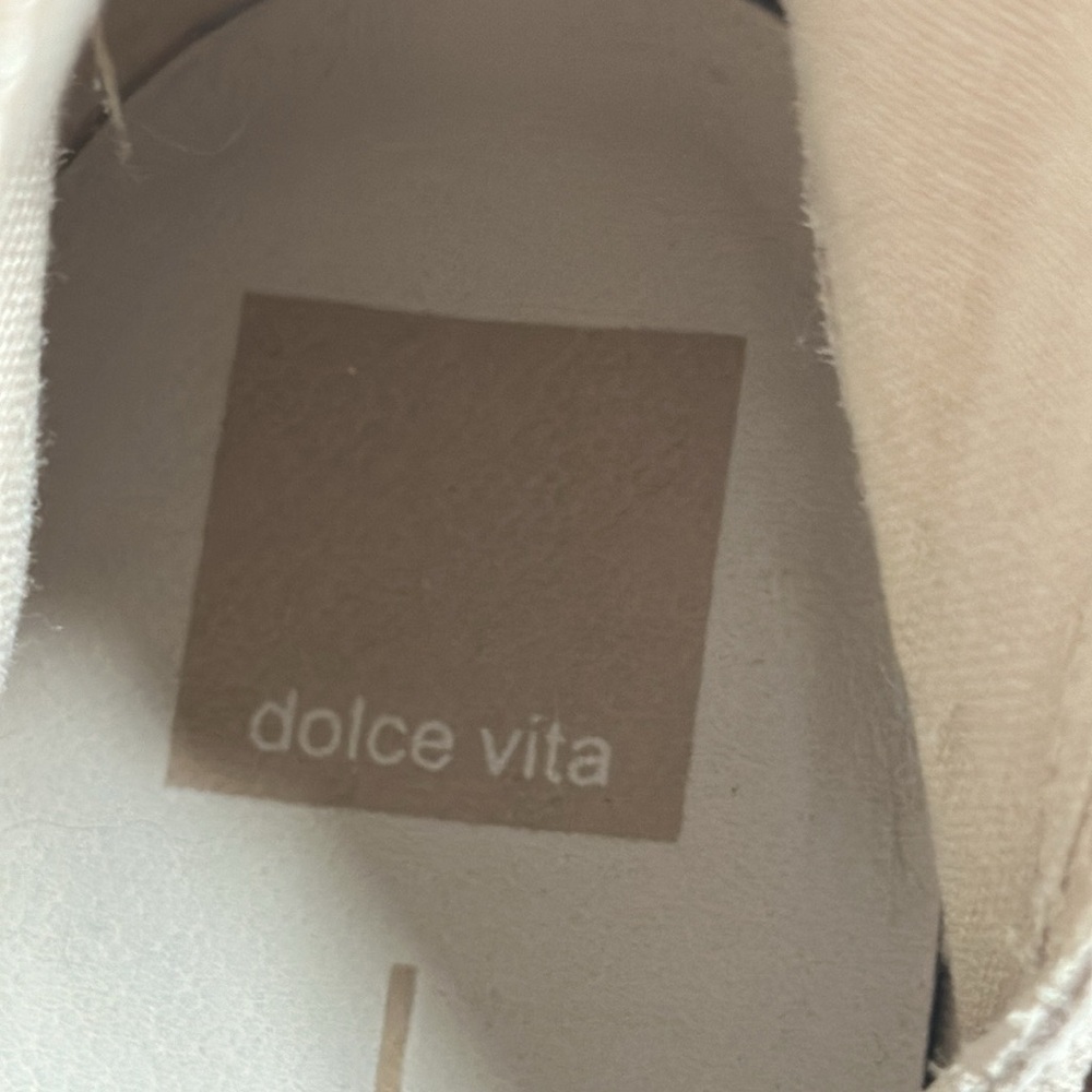 Dolce Vita Gum Sole Tan Platform Moto Side Zip Suede Ankle Boots Size 9.5 - Picture 13 of 16